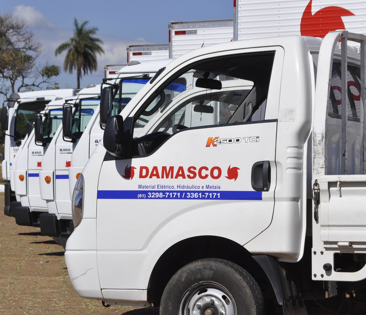 Parte da frota da Damasco